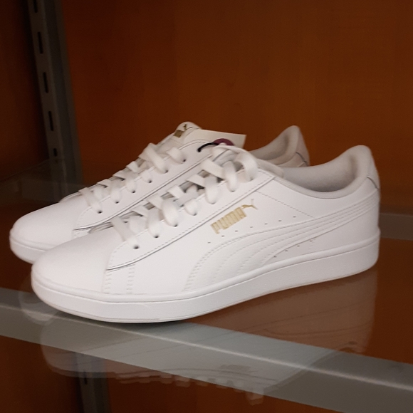 Puma Classics Leather white/ gold NWT - Picture 7 of 8
